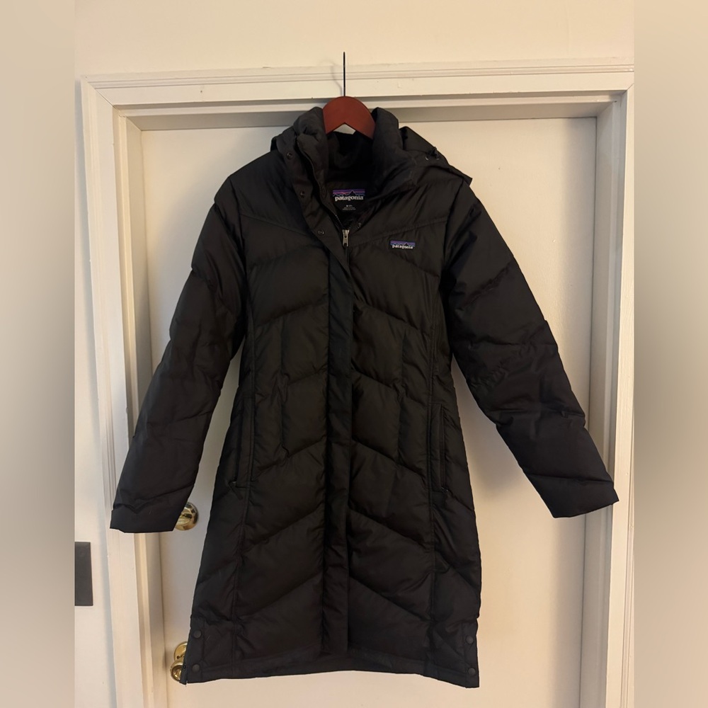 Patagonia Down With It Parka Jacket - Women’s - Medium - Dark Grey